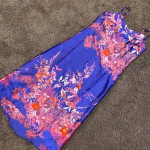 Banana Republic Floral Midi Slip Dress size 0